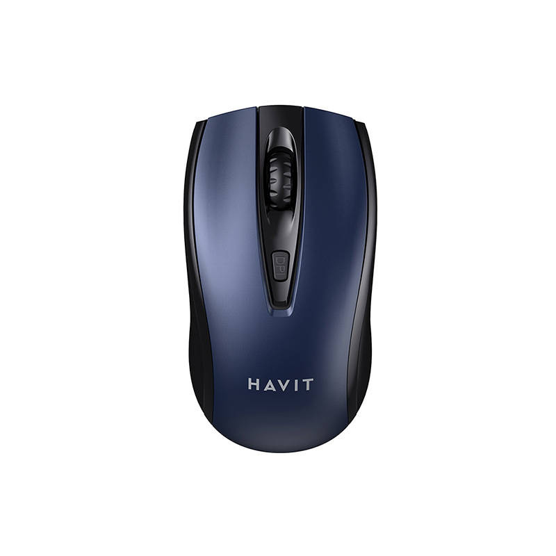Havit Distributor - 6939119026721 - HVT138BLKBLU - Havit MS858GT universal wireless mouse (black&blue) - B2B homescreen