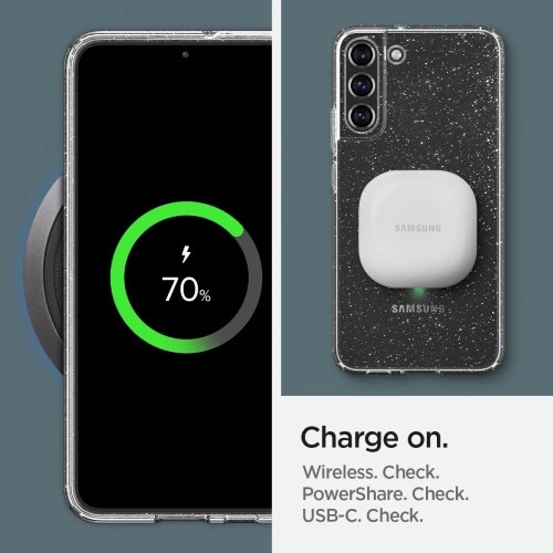 homescreen.pl - Etui Spigen Liquid Crystal Samsung Galaxy S22+ Plus Glitter Crystal