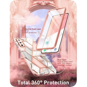 homescreen.pl - Etui Supcase Cosmo Samsung Galaxy S22 Marble