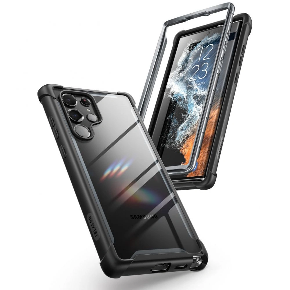 Wholesale Supcase IBLSN Ares Samsung Galaxy S22 Ultra Black - SPC233BLK - {ean13} - Hurt