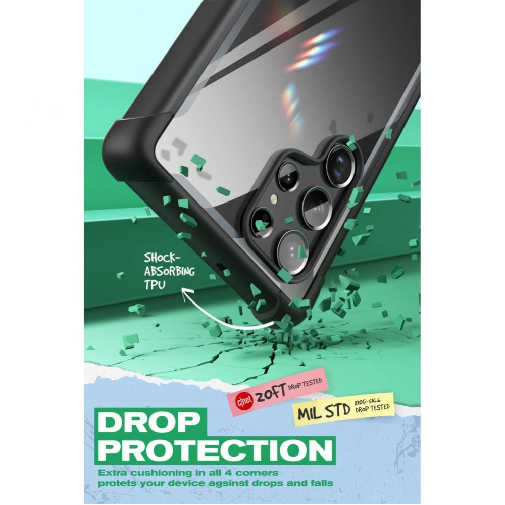 Wholesale Supcase IBLSN Ares Samsung Galaxy S22 Ultra Black - SPC233BLK - {ean13} - Hurt