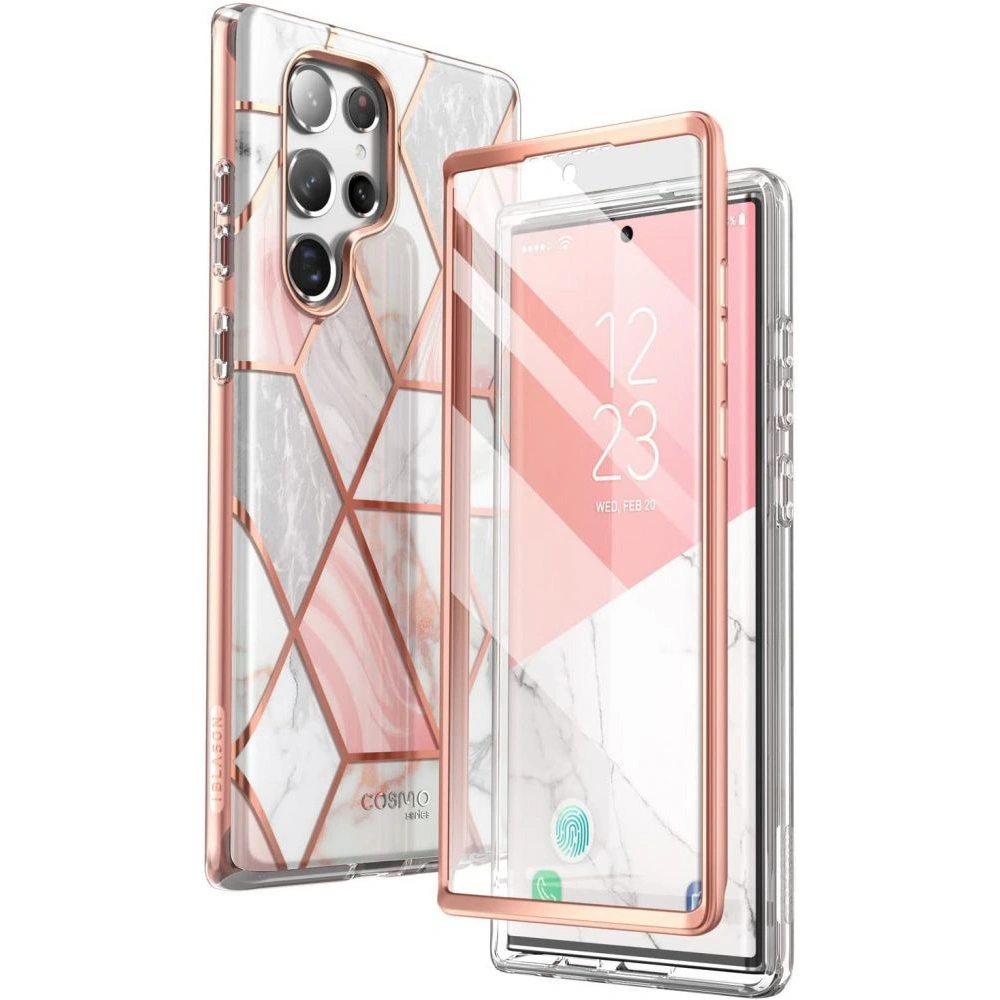 Hurtownia GSM - Etui Supcase Cosmo Samsung Galaxy S22 Ultra Marble - SPC234MRB - {ean13} - Hurt