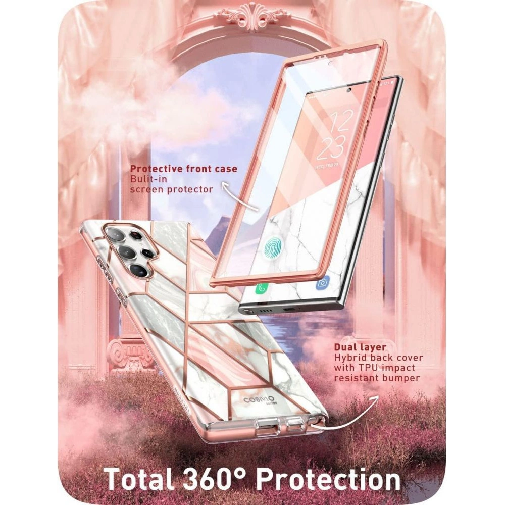 Wholesale Supcase Cosmo Samsung Galaxy S22 Ultra Marble - SPC234MRB - {ean13} - Hurt