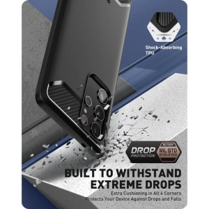Hurtownia GSM - Etui Supcase Clayco Xenon Samsung Galaxy S22 Ultra Černé - SPC236BLK - {ean13} - Hurt