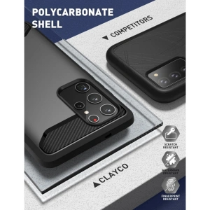 Hurtownia GSM - Etui Supcase Clayco Xenon Samsung Galaxy S22 Ultra Černé - SPC236BLK - {ean13} - Hurt