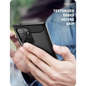 Hurtownia GSM - Etui Supcase Clayco Xenon Samsung Galaxy S22 Ultra Černé - SPC236BLK - {ean13} - Hurt