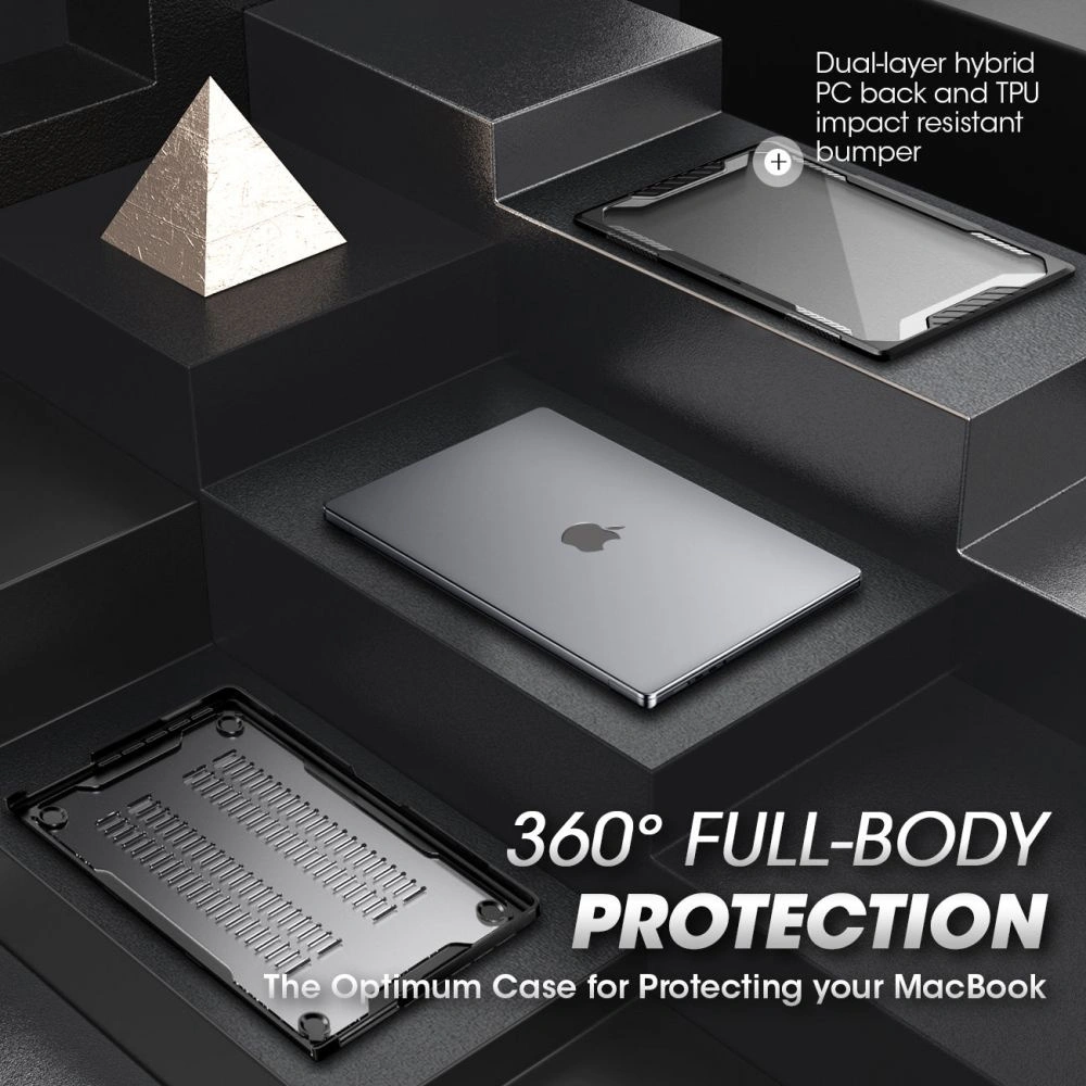 Hurtownia GSM - Etui Supcase Unicorn Beetle Pro Apple MacBook Pro 16 2021-2023 Černá - SPC239BLK - {ean13} - Hurt