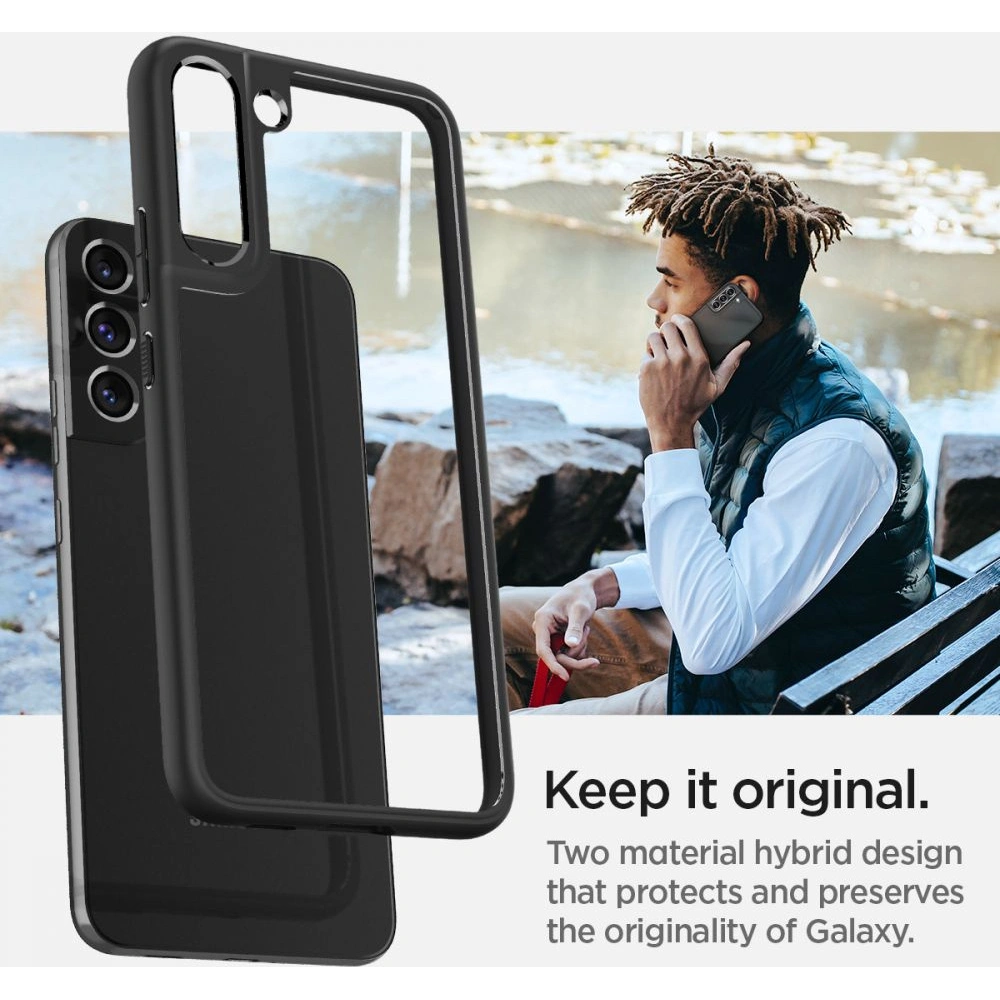 Hurtownia GSM - Etui Spigen Ultra Hybrid Samsung Galaxy S22+ Plus Matte Black - SPN2124BLK - {ean13} - Hurt