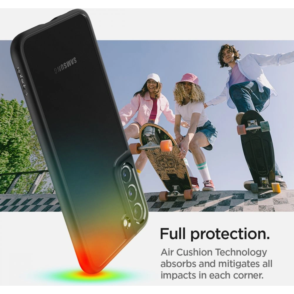 Hurtownia GSM - Etui Spigen Ultra Hybrid Samsung Galaxy S22+ Plus matně černé - SPN2124BLK - {ean13} - Hurt