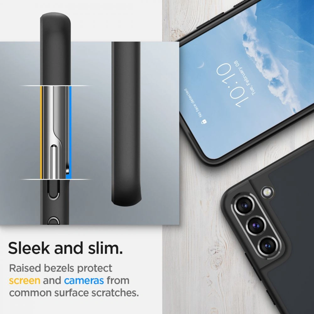 Hurtownia GSM - Etui Spigen Ultra Hybrid Samsung Galaxy S22+ Plus Frost Black - SPN2125FROBLK - {ean13} - Hurt