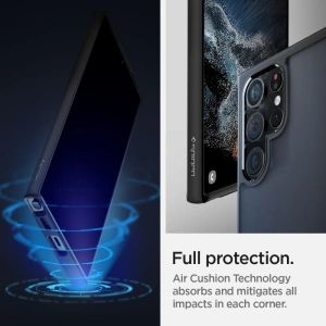 Hurtownia GSM - Etui Spigen Ultra Hybrid Samsung Galaxy S22 Ultra Frost Black - SPN2126FROBLK - {ean13} - Hurt