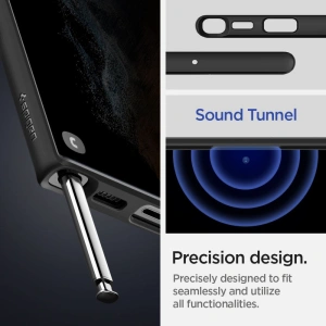 Hurtownia GSM - Etui Spigen Ultra Hybrid Samsung Galaxy S22 Ultra Frost Black - SPN2126FROBLK - {ean13} - Hurt