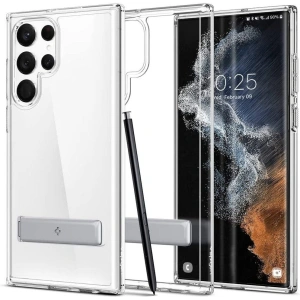 Hurtownia GSM - Etui Spigen Ultra Hybrid S Samsung Galaxy S22 Ultra Crystal Clear - SPN2127CL - {ean13} - Hurt