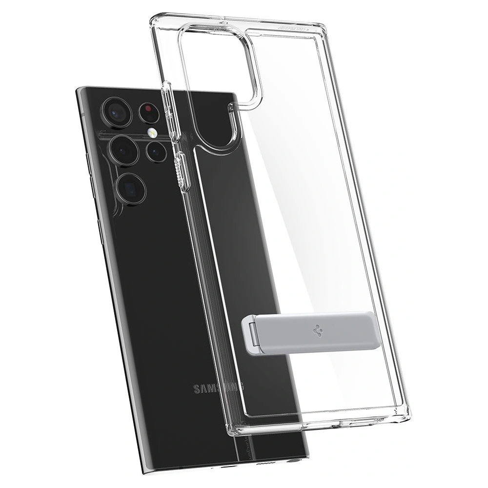 Hurtownia GSM - Etui Spigen Ultra Hybrid S Samsung Galaxy S22 Ultra Crystal Clear - SPN2127CL - {ean13} - Hurt