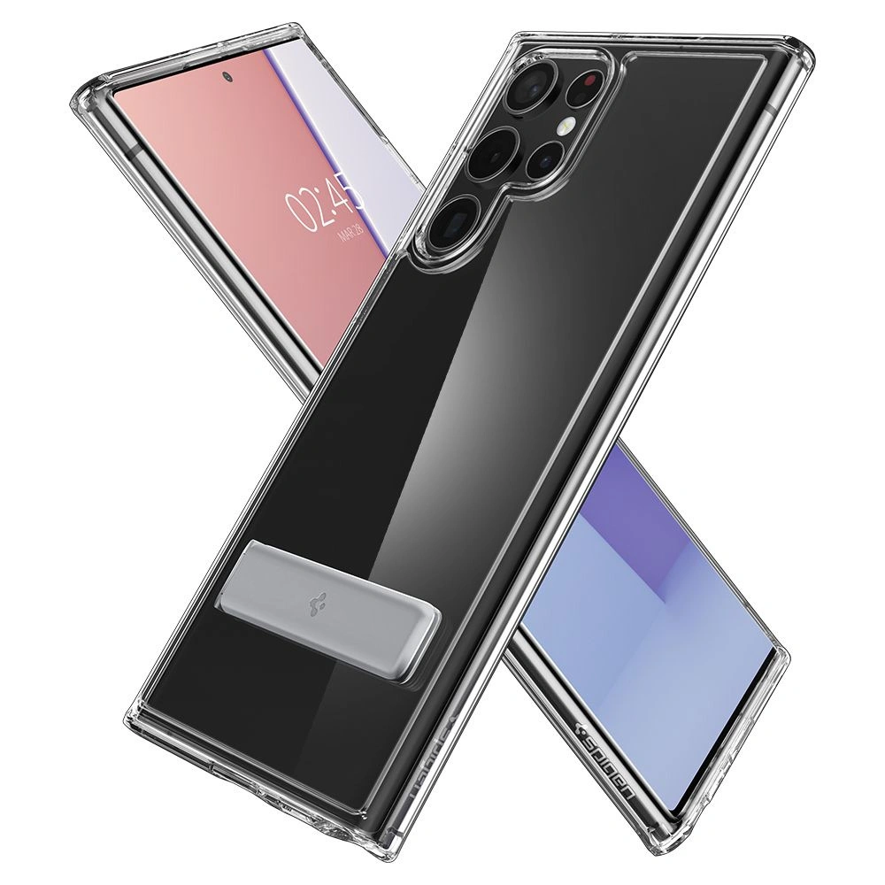 Hurtownia GSM - Etui Spigen Ultra Hybrid S Samsung Galaxy S22 Ultra Crystal Clear - SPN2127CL - {ean13} - Hurt