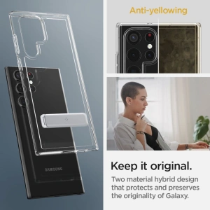 Hurtownia GSM - Etui Spigen Ultra Hybrid S Samsung Galaxy S22 Ultra Crystal Clear - SPN2127CL - {ean13} - Hurt