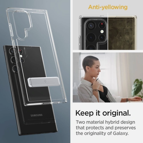homescreen.pl - Etui Spigen Ultra Hybrid S Samsung Galaxy S22 Ultra Crystal Clear