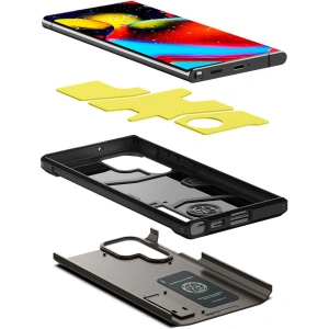 Hurtownia GSM - Etui Spigen Tough Armor Samsung Galaxy S22 Ultra Gunmetal - SPN2128GNM - {ean13} - Hurt