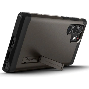 Hurtownia GSM - Etui Spigen Tough Armor Samsung Galaxy S22 Ultra Gunmetal - SPN2128GNM - {ean13} - Hurt