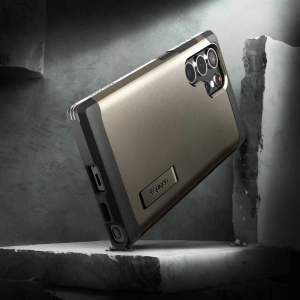 Hurtownia GSM - Etui Spigen Tough Armor Samsung Galaxy S22 Ultra Gunmetal - SPN2128GNM - {ean13} - Hurt