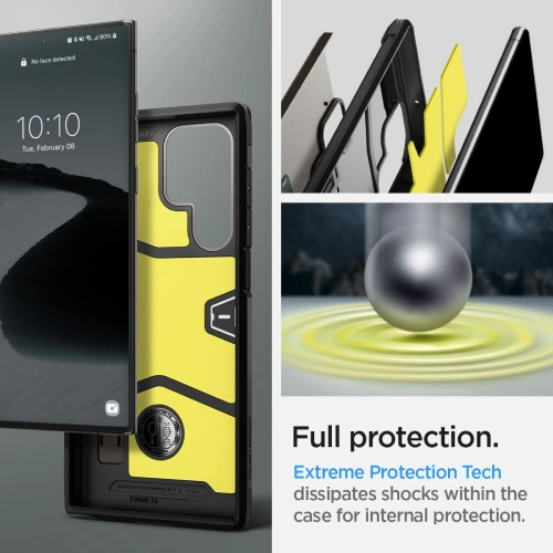 homescreen.pl - Etui Spigen Tough Armor Samsung Galaxy S22 Ultra Gunmetal