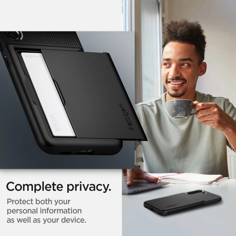 Hurtownia GSM - Etui Spigen Slim Armor CS Samsung Galaxy S22+ Plus Black - SPN2130BLK - {ean13} - Hurt