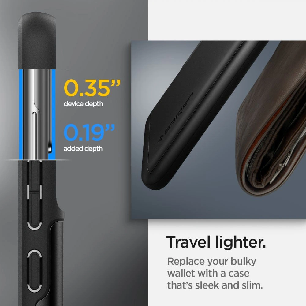 Hurtownia GSM - Etui Spigen Slim Armor CS Samsung Galaxy S22+ Plus Black - SPN2130BLK - {ean13} - Hurt