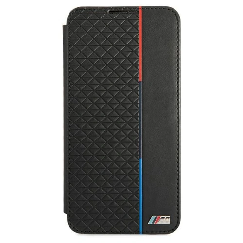 Etui BMW BMBKS21FETRTBK Samsung Galaxy S21 FE czarny/black bookcase M Collection Triangles