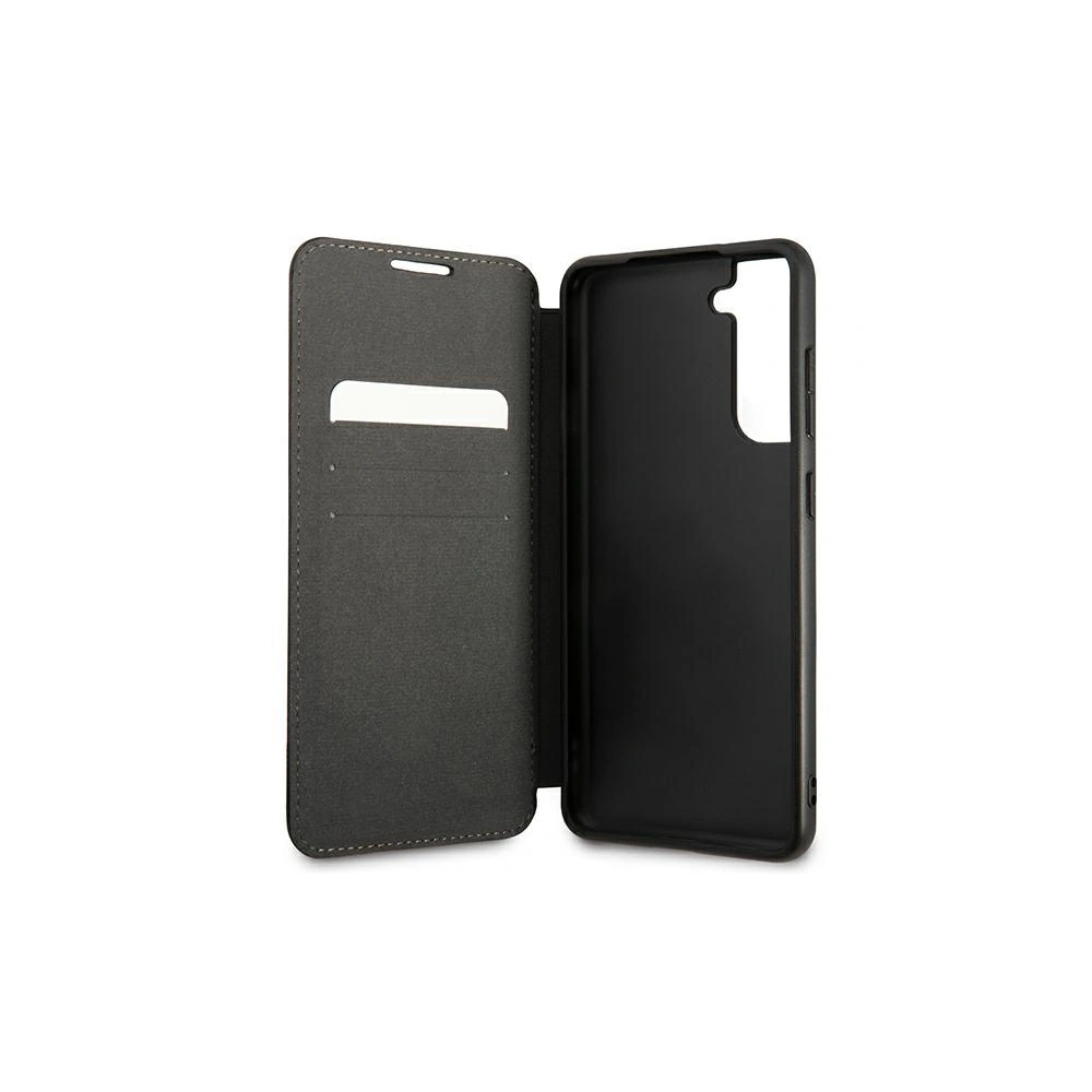 Hurtownia GSM - Etui BMW BMBKS21FETRTBK Samsung Galaxy S21 FE černý/black bookcase M Collection Triangles - BMW282BLK - {ean13} - Hurt