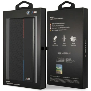 Hurtownia GSM - Etui BMW BMBKS22LTRTBK Samsung Galaxy S22 Ultra černý/black bookcase M Collection Triangles - BMW283BLK - {ean13} - Hurt