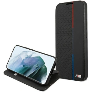 Hurtownia GSM - Etui BMW BMBKS22MTRTBK Samsung Galaxy S22+ Plus czarny/black bookcase M Collection Triangles - BMW284BLK - {ean13} - Hurt