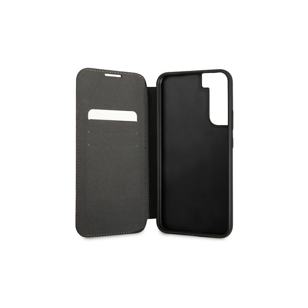Hurtownia GSM - Etui BMW BMBKS22MTRTBK Samsung Galaxy S22+ Plus černý/black knižní obal M Collection Triangles - BMW284BLK - {ean13} - Hurt