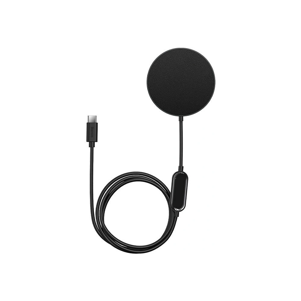 Hurtownia GSM - Bezdrátová indukční nabíječka Baseus Simple Mini2 15W (černá) - BSU3090BLK - {ean13} - Hurt