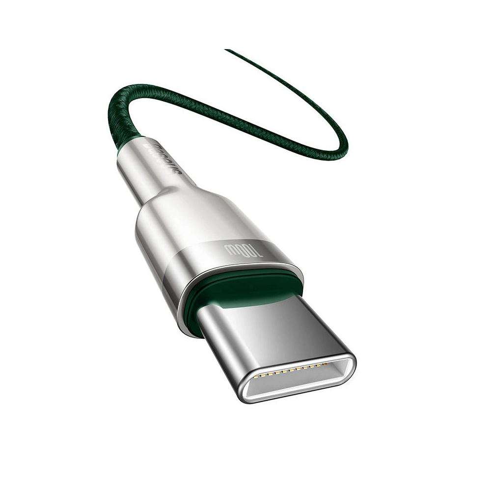 Hurtownia GSM - Kabel USB-C do USB-C Baseus Cafule, 100W, 2m (zelený) - BSU3091GRN - {ean13} - Hurt