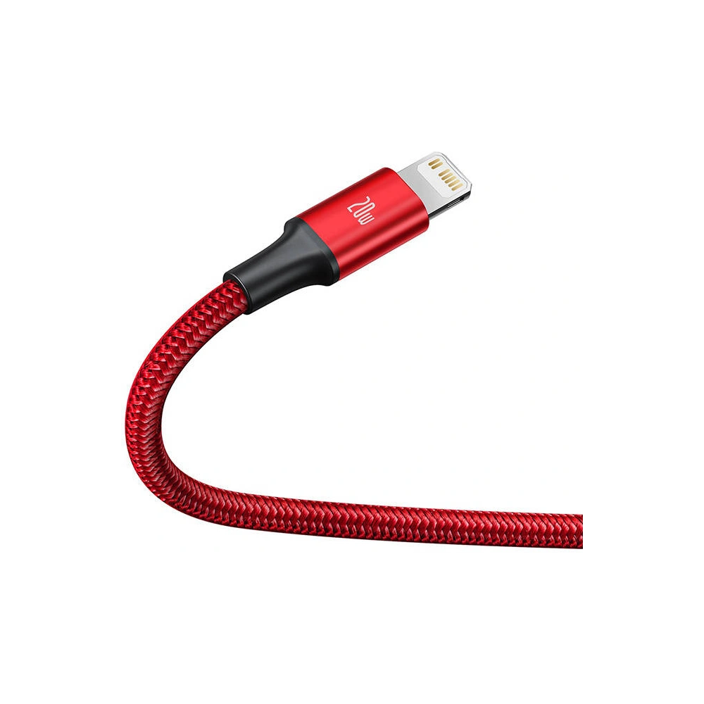 Hurtownia GSM - Kabel USB 3w1 Baseus Rapid Series, micro USB / Lightning / USB-C, 20W, 1.5m (červený) - BSU3093RED - {ean13} - Hurt