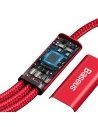 Hurtownia GSM - Kabel USB 3w1 Baseus Rapid Series, micro USB / Lightning / USB-C, 20W, 1.5m (czerwony) - BSU3093RED - {ean13} - Hurt