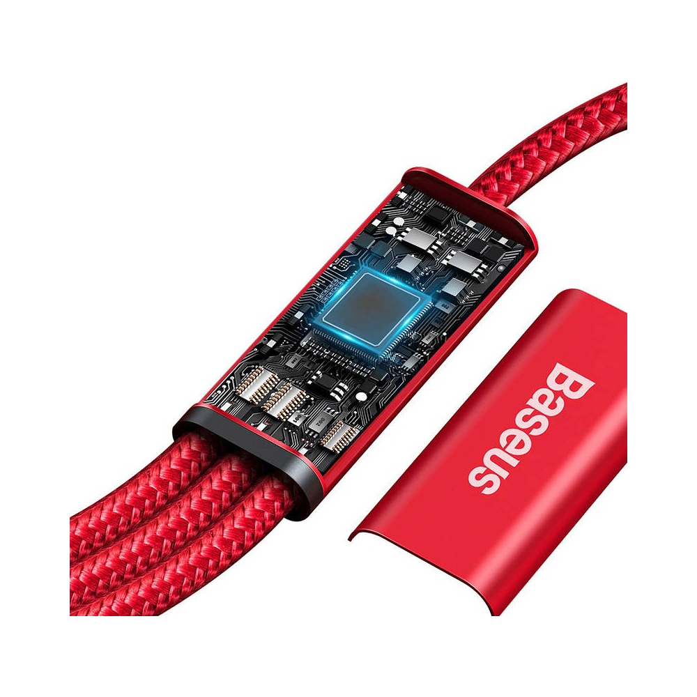 Hurtownia GSM - Kabel USB 3w1 Baseus Rapid Series, micro USB / Lightning / USB-C, 20W, 1.5m (červený) - BSU3093RED - {ean13} - Hurt