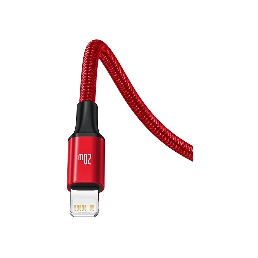 Hurtownia GSM - Kabel USB 3w1 Baseus Rapid Series, micro USB / Lightning / USB-C, 20W, 1.5m (červený) - BSU3093RED - {ean13} - Hurt