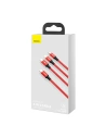 Hurtownia GSM - Kabel USB 3w1 Baseus Rapid Series, micro USB / Lightning / USB-C, 20W, 1.5m (czerwony) - BSU3093RED - {ean13} - Hurt