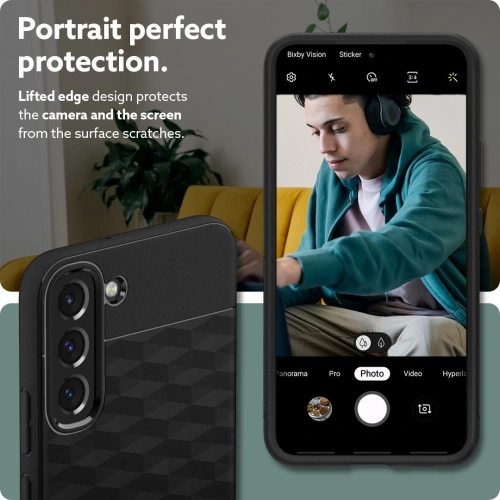 homescreen.pl - Etui Caseology Parallax Samsung Galaxy S22+ Plus Matte Black