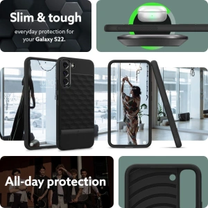 Hurtownia GSM - Case Caseology Parallax Samsung Galaxy S22+ Plus Matt Schwarz - CSL043BLK - {ean13} - Hurt