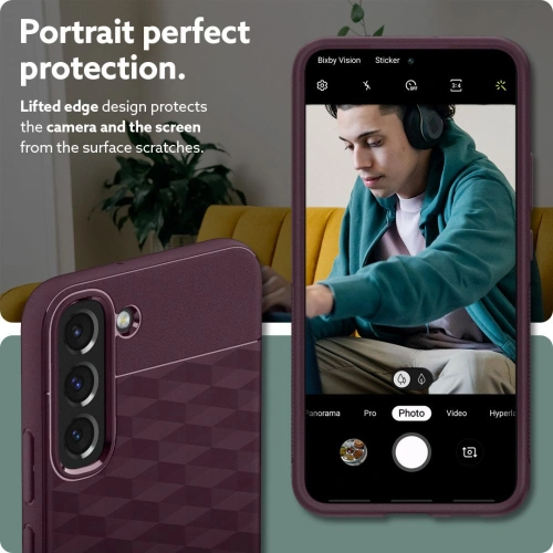 homescreen.pl - Etui Caseology Parallax Samsung Galaxy S22+ Plus Burgundy