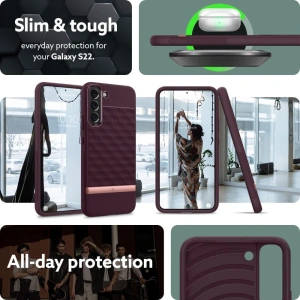 Hurtownia GSM - Case Caseology Parallax Samsung Galaxy S22+ Plus Burgunder - CSL045BRG - {ean13} - Hurt