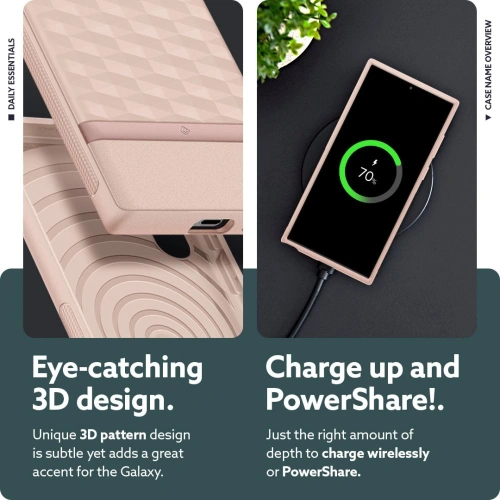 homescreen.pl - Etui Caseology Parallax Samsung Galaxy S22 Ultra Indi Pink