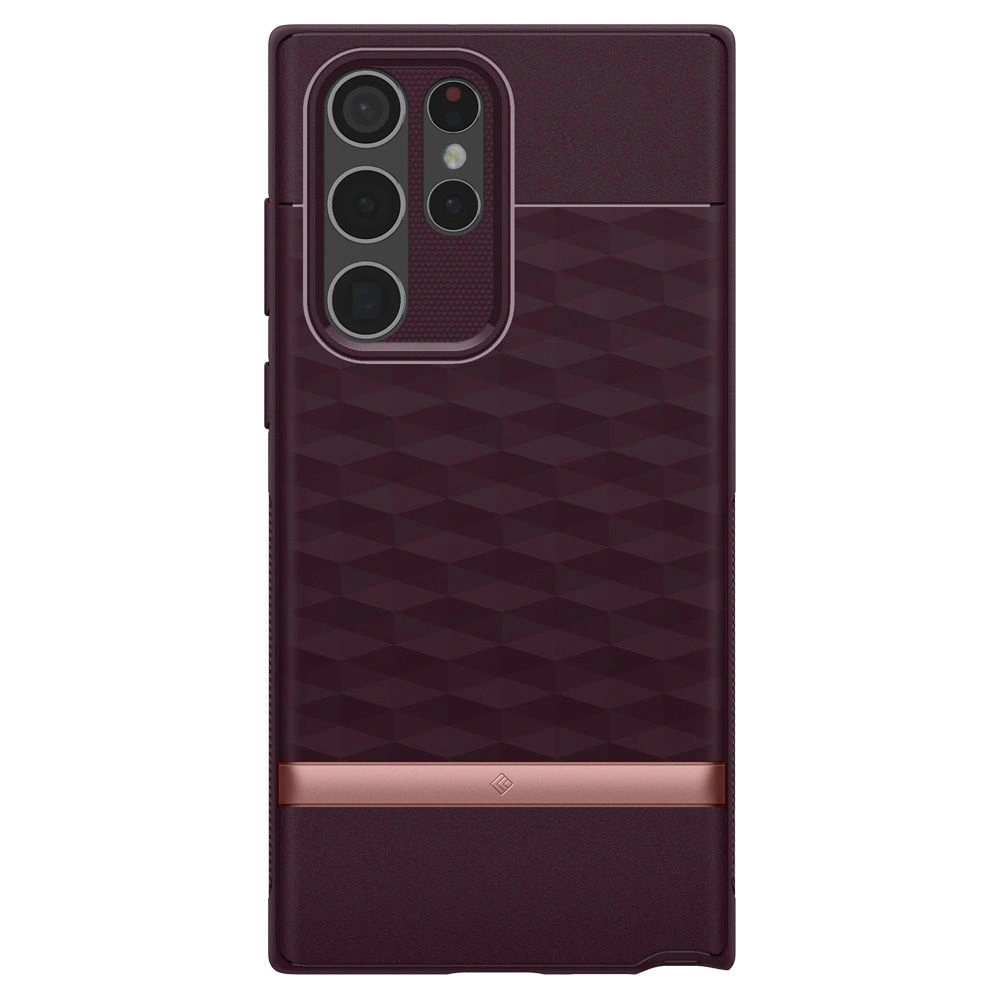 Hurtownia GSM - Etui Caseology Parallax Samsung Galaxy S22 Ultra Bordó - CSL047BRG - {ean13} - Hurt