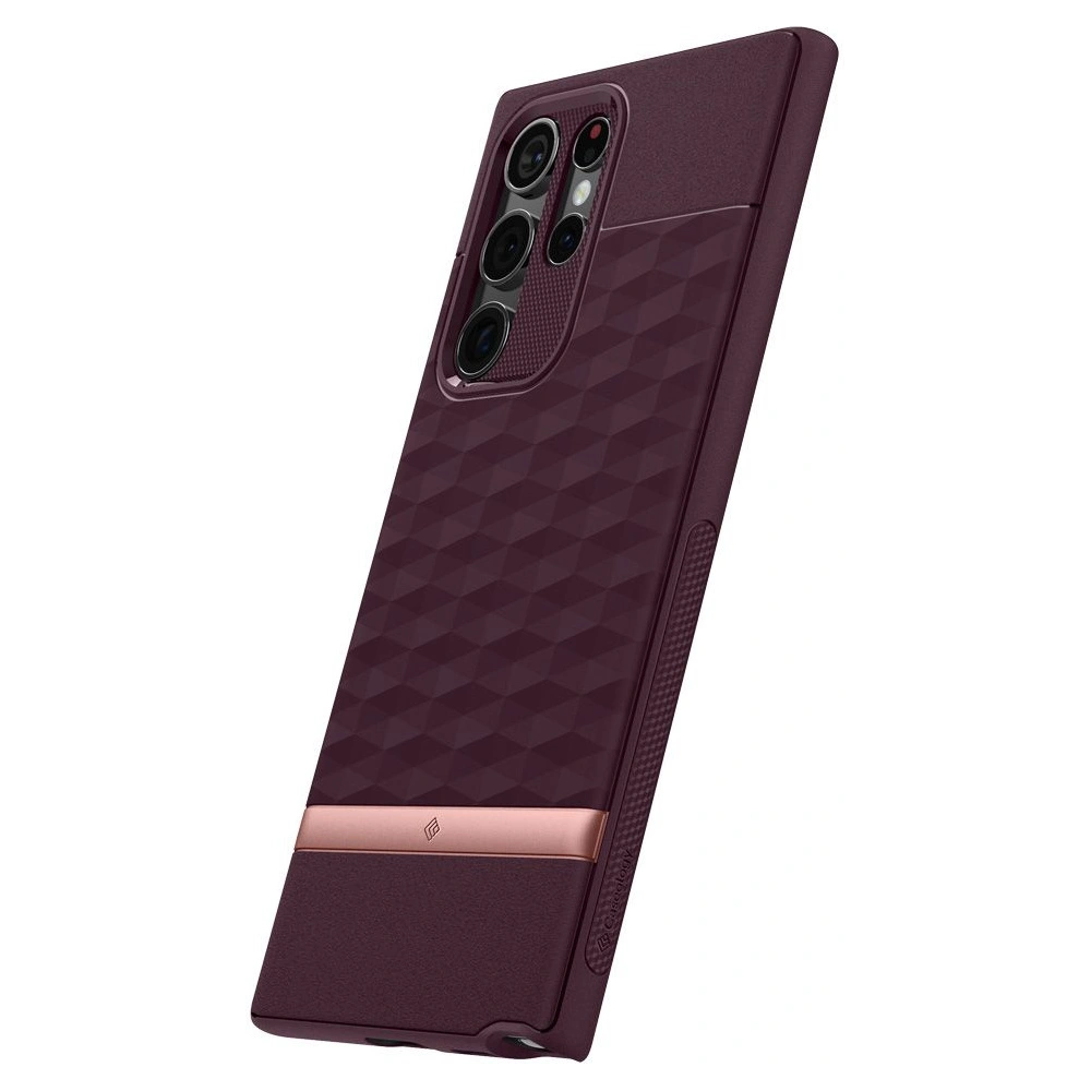 Hurtownia GSM - Etui Caseology Parallax Samsung Galaxy S22 Ultra Bordó - CSL047BRG - {ean13} - Hurt