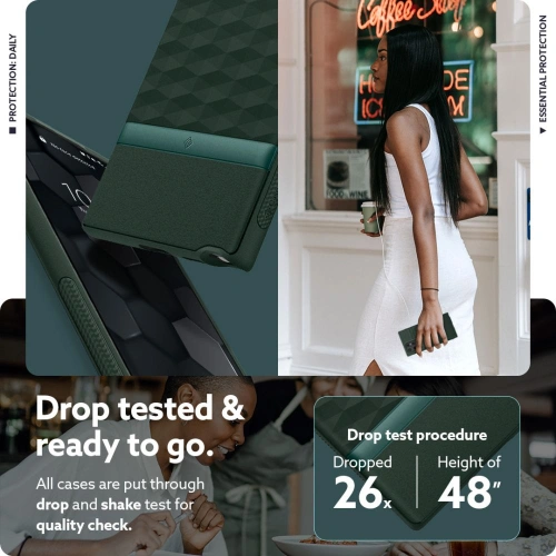 homescreen.pl - Etui Caseology Parallax Samsung Galaxy S22 Ultra Midnight Green