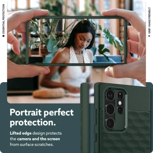 Hurtownia GSM - Etui Caseology Parallax Samsung Galaxy S22 Ultra Midnight Green - CSL048MDTGRN - {ean13} - Hurt