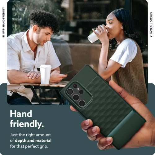 homescreen.pl - Etui Caseology Parallax Samsung Galaxy S22 Ultra Midnight Green