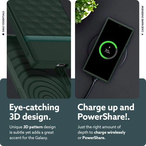 homescreen.pl - Etui Caseology Parallax Samsung Galaxy S22 Ultra Midnight Green